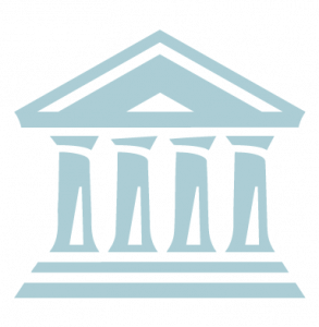 Icon Denkmalpflege – blau