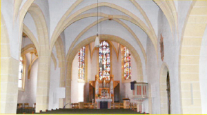 Innensanierung der evangelischen Martinskirche Monzingen mit Denkmalpflegearbeiten durch Maler Theis